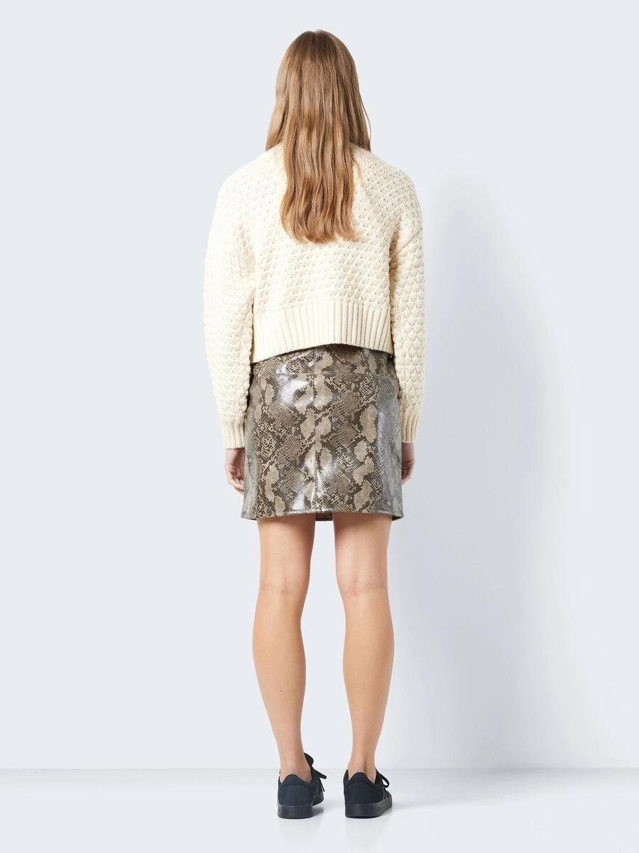 Noisy May SHORT SNAKE PRINTED SKIRT 6 Noisy May SHORT SNAKE PRINTED SKIRT - Image 4
