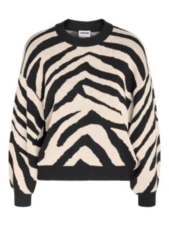 Noisy May KNITTED PATTERN PULLOVER -Noisy May Shop 27028159 Black 1088768 001
