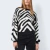 Noisy May KNITTED PATTERN PULLOVER -Noisy May Shop 27028159 Black 1088768 007