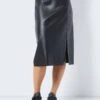 Noisy May FAUX LEATHER MIDI SKIRT -Noisy May Shop 27028386 Black 003 1