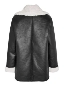 Noisy May LONG FAUX LEATHER JACKET 15 Noisy May LONG FAUX LEATHER JACKET -Noisy May Shop 27028520 Chestnut 002