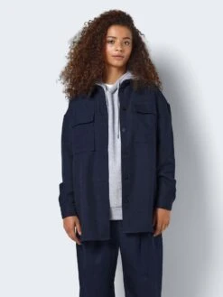 Noisy May OVERSIZED SHIRT JACKET -Noisy May Shop 27028785 NavyBlazer 003