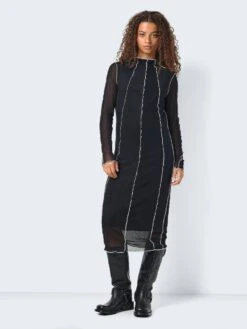 Noisy May LONG SLEEVED MESH DRESS