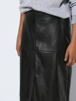 Noisy May LONG FAUX LEATHER SKIRT -Noisy May Shop 27028997 Black 006