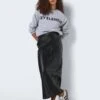 Noisy May LONG FAUX LEATHER SKIRT 2 Noisy May LONG FAUX LEATHER SKIRT -Noisy May Shop 27028997 Black 007