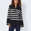 Noisy May STRIPED KNITTED PULLOVER 1 Noisy May STRIPED KNITTED PULLOVER -Noisy May Shop 27029088 Black 1083226 007