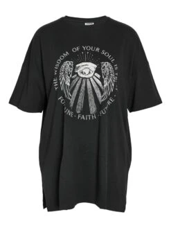 Noisy May SHORT SLEEVED PRINT TOP 14 Noisy May SHORT SLEEVED PRINT TOP -Noisy May Shop 27029098 Black 1085456 001