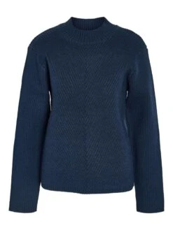 Noisy May HIGH NECK KNITTED PULLOVER 13 Noisy May HIGH NECK KNITTED PULLOVER -Noisy May Shop 27029257 NavyBlazer 001