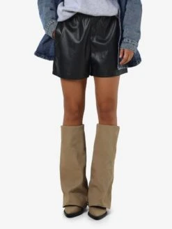 Noisy May FAUX LEATHER SHORTS