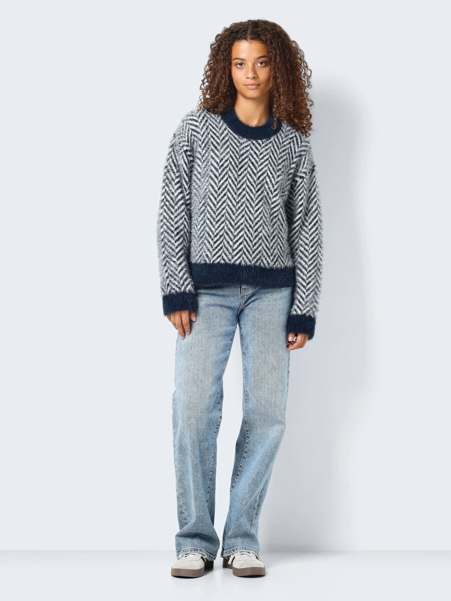 Noisy May PATTERNED KNITTED PULLOVER 5 Noisy May PATTERNED KNITTED PULLOVER - Image 3