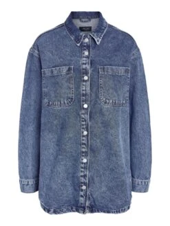 Noisy May LONG DENIM SHIRT 14 Noisy May LONG DENIM SHIRT -Noisy May Shop 27029309 MediumBlueDenim 001