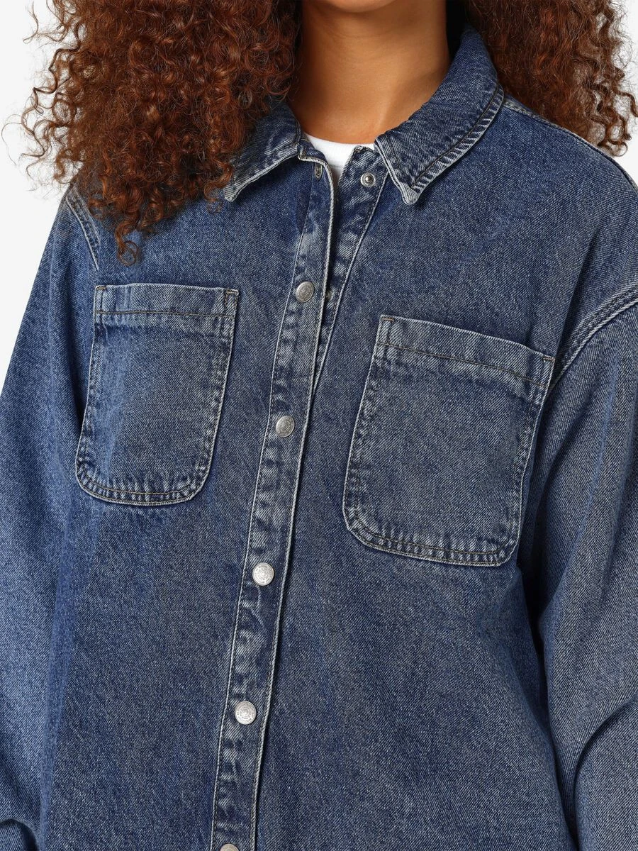Noisy May LONG DENIM SHIRT 7 Noisy May LONG DENIM SHIRT - Image 5