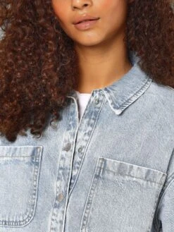 Noisy May DENIM SHIRT JACKET 14 Noisy May DENIM SHIRT JACKET -Noisy May Shop 27029311 LightBlueDenim 006 1