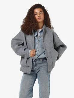 Noisy May BOMBER JACKET -Noisy May Shop 27029328 LightGreyMelange 007