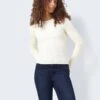 Noisy May RIBBED KNITTED PULLOVER 1 Noisy May RIBBED KNITTED PULLOVER -Noisy May Shop 27029477 Eggnog 007