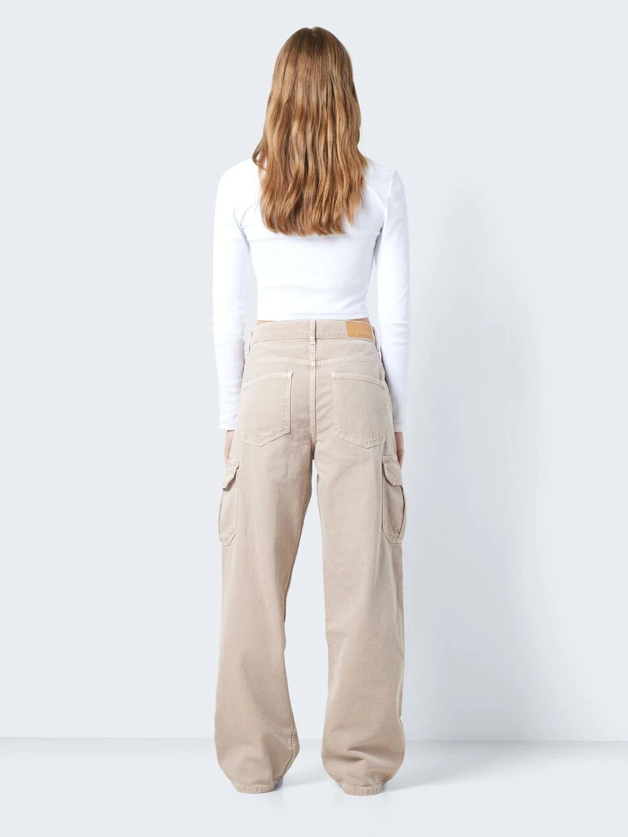 Noisy May NMALEXA NORMAL WAIST CARGO JEANS 6 Noisy May NMALEXA NORMAL WAIST CARGO JEANS - Image 4