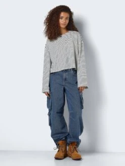 Noisy May STRIPED TOP 10 Noisy May STRIPED TOP -Noisy May Shop 27029939 BrightWhite 1112188 004