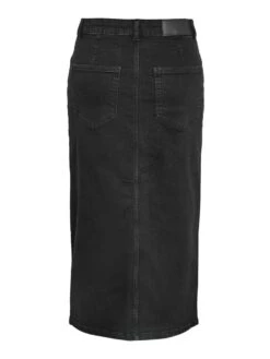 Noisy May MIDI DENIM SKIRT -Noisy May Shop 27030078 BlackDenim 002