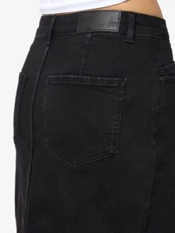 Noisy May MIDI DENIM SKIRT -Noisy May Shop 27030078 BlackDenim 008