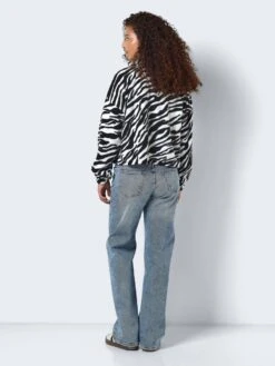 Noisy May ZEBRA PRINTED TOP -Noisy May Shop 27030112 Black 1100271 005