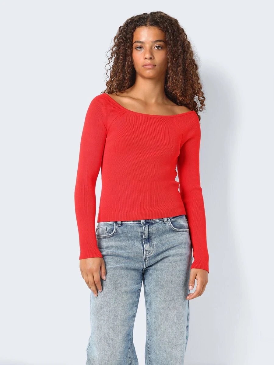 Noisy May OFF SHOULDER KNITTED PULLOVER 4 Noisy May OFF SHOULDER KNITTED PULLOVER - Image 2