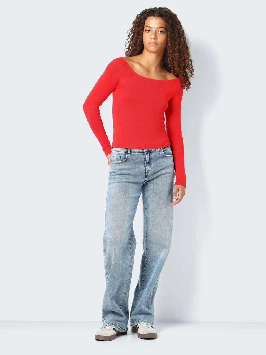 Noisy May OFF SHOULDER KNITTED PULLOVER 5 Noisy May OFF SHOULDER KNITTED PULLOVER - Image 3