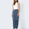 Noisy May LONG DENIM SKIRT -Noisy May Shop 27030286 MediumBlueDenim 007