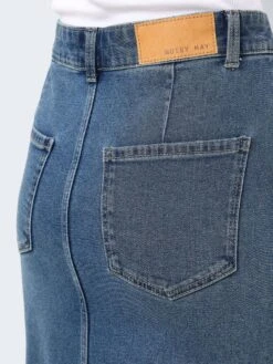 Noisy May LONG DENIM SKIRT -Noisy May Shop 27030286 MediumBlueDenim 008