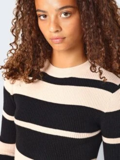 Noisy May STRIPED KNITTED DRESS 13 Noisy May STRIPED KNITTED DRESS -Noisy May Shop 27030340 Black 1104767 006
