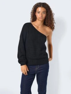Noisy May ONE SHOULDER KNITTED PULLOVER