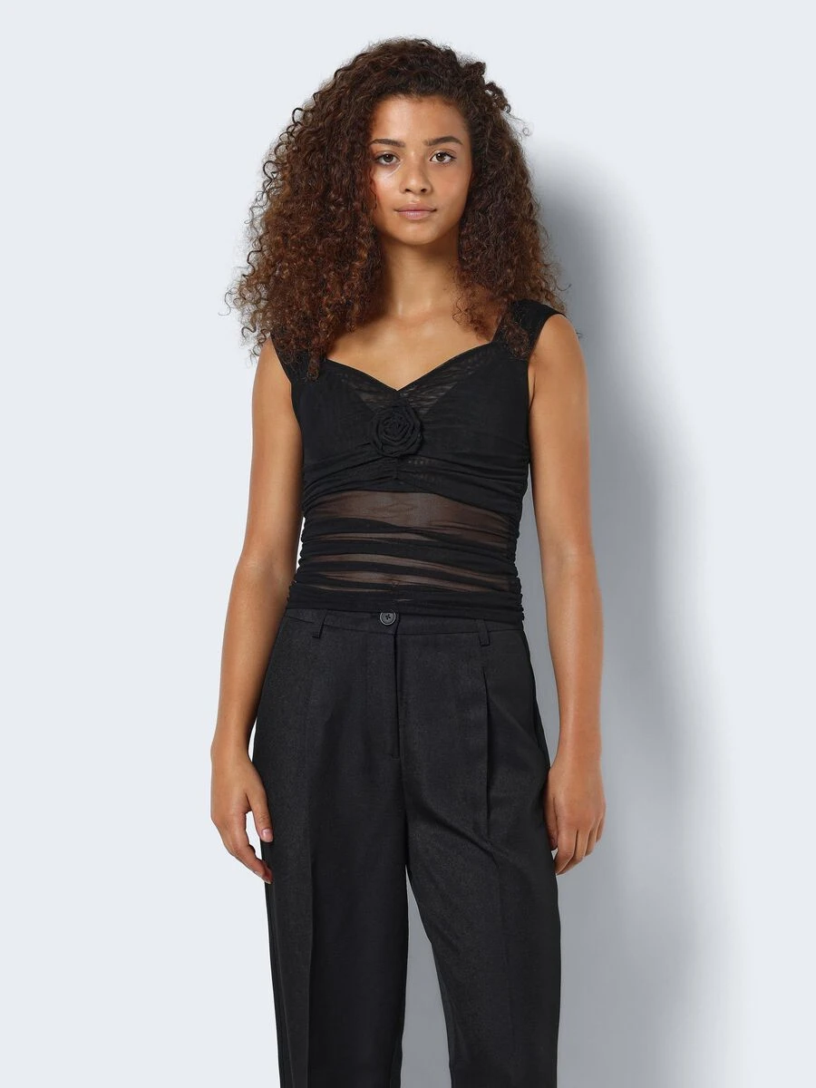 Noisy May SHORT SLEEVED MESH TOP 4 Noisy May SHORT SLEEVED MESH TOP - Image 2