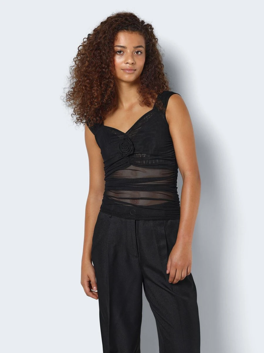 Noisy May SHORT SLEEVED MESH TOP 3 Noisy May SHORT SLEEVED MESH TOP