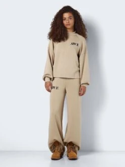 Noisy May HIGH NECK SWEATSHIRT -Noisy May Shop 27030518 WhitePepper 1125568 004