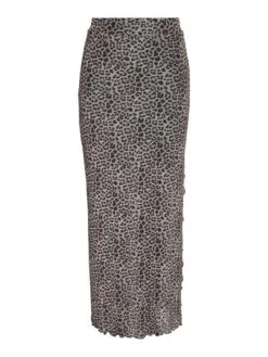 Noisy May PRINTED MAXI SKIRT -Noisy May Shop 27031151 Oatmeal 1127478 001