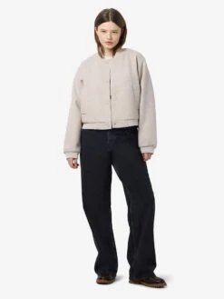 Noisy May NMEDDI BOMBER JACKET -Noisy May Shop 27032203 SilverLining 1164854 004