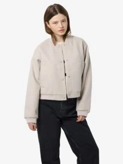 Noisy May NMEDDI BOMBER JACKET -Noisy May Shop 27032203 SilverLining 1164854 007