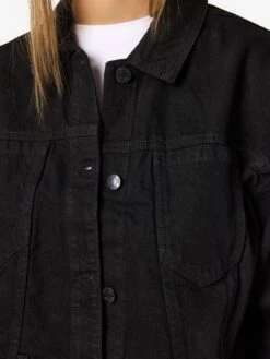 Noisy May CROPPED DENIM JACKET -Noisy May Shop 27032323 BlackDenim 006