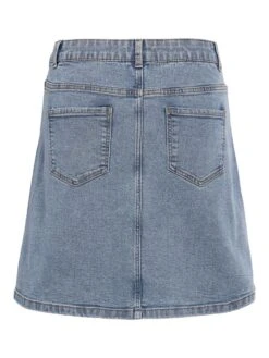 Noisy May NMRONNIE A-LINE SKIRT -Noisy May Shop 27032521 LightBlueDenim 002