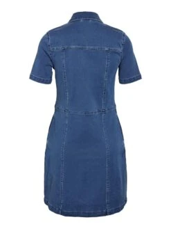 Noisy May NMNISA DENIM DRESS -Noisy May Shop 27032702 MediumBlueDenim 002