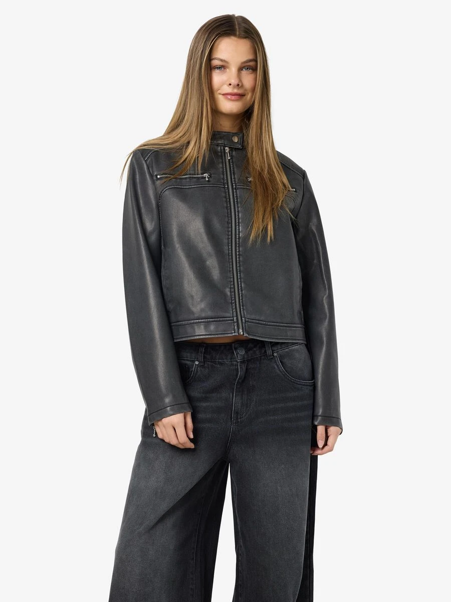 Noisy May PU FAUX LEATHER JACKET 3 Noisy May PU FAUX LEATHER JACKET