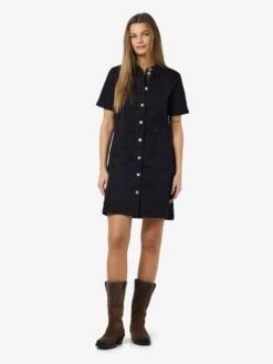 Noisy May DENIM MINI DRESS -Noisy May Shop 27032980 Black 004