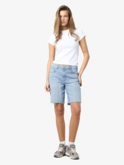 Noisy May NMHOLLA DENIM SHORTS -Noisy May Shop 27033663 LightBlueDenim 007