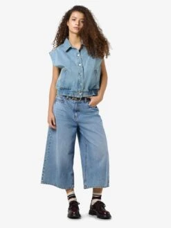 Noisy May DENIM VEST -Noisy May Shop 27034307 LightBlueDenim 004