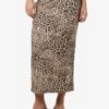 Noisy May LEOPARD PRINT MIDI SKIRT