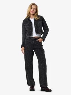 Noisy May RHINESTONE JEANS -Noisy May Shop 27034336 BlackDenim 004