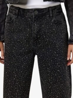 Noisy May RHINESTONE JEANS -Noisy May Shop 27034336 BlackDenim 006
