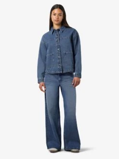 Noisy May NMKETTIE DENIM JACKET -Noisy May Shop 27034341 MediumBlueDenim 004