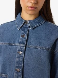 Noisy May NMKETTIE DENIM JACKET -Noisy May Shop 27034341 MediumBlueDenim 006