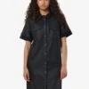 Noisy May COATED DENIM DRESS -Noisy May Shop 27034395 Black 003