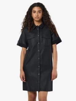 Noisy May COATED DENIM DRESS